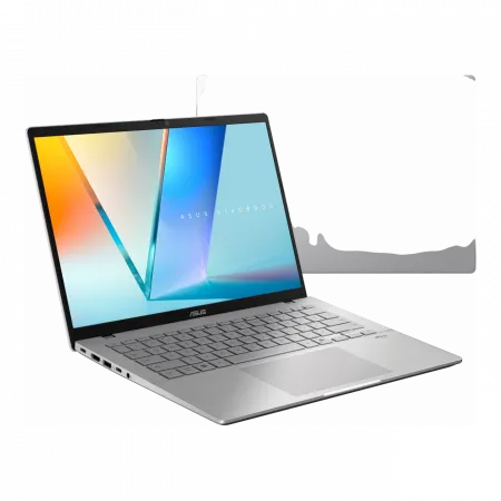 Ноутбук ASUS Vivobook S14 M3407KA-SF071 14" WUXGA OLED, AMD AI 5 330, 16GB, F512GB, UMA, NoOS, Сріблястий