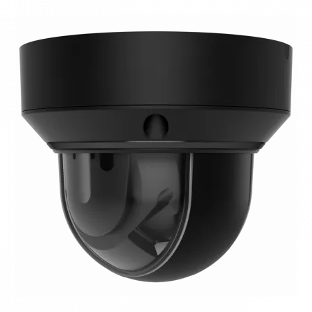 IP-камера дротова Ajax DomeCam HLVF 5 MP Black, 2.8–12 мм, PoE, True WDR, IP65, ІЧ 40 м, LED 25 м, аудіо, кут огляду 32° до 100°, чорна, 126284.214.BL1