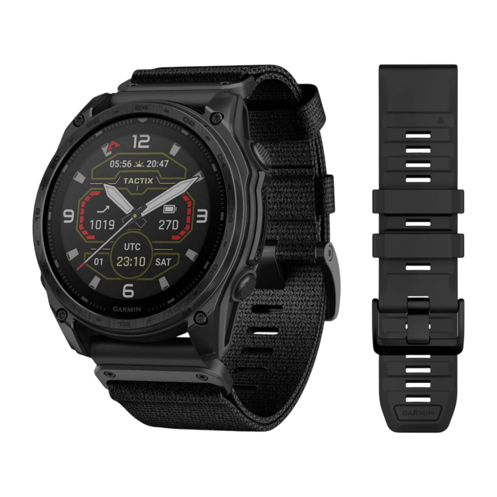 Смарт-годинник Garmin Tactix 8 51 мм Solar, Elite З сонячною підзарядкою та балістичним калькулятором Applied Ballistics Elite