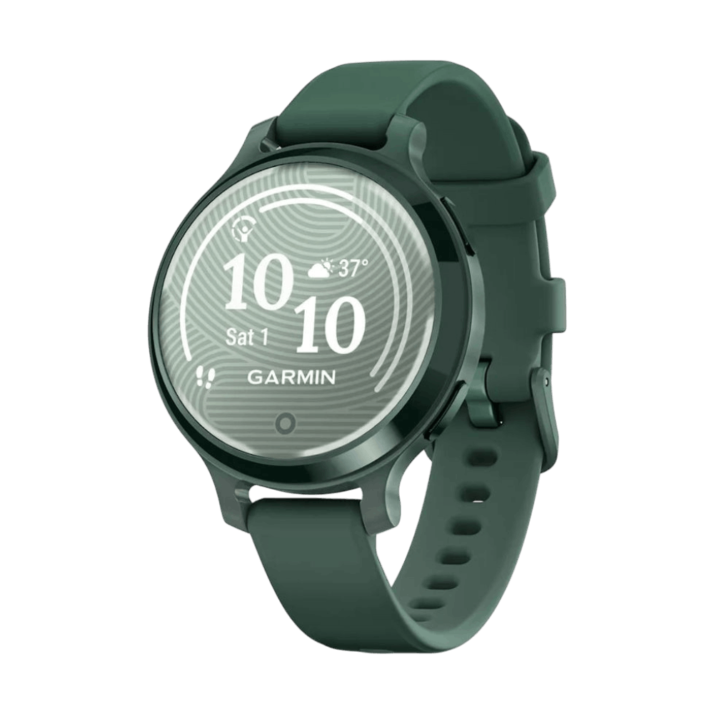 Смарт-годинник Garmin Lily 2 Active Jasper Green з Jasper Green зеленим силіконовим ремінцем