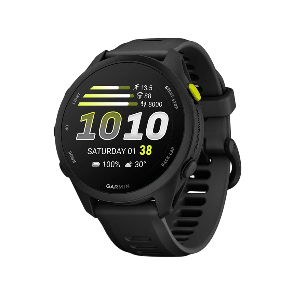 Смарт-годинник Garmin Forerunner 70 Black з чорним ремінцем