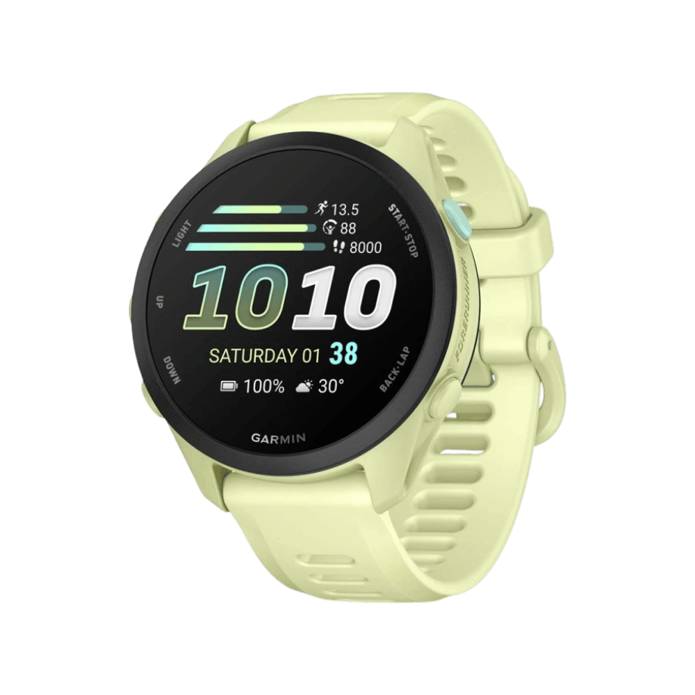Смарт-годинник Garmin Forerunner 70 Citron з жовтим силіконовим ремінцем