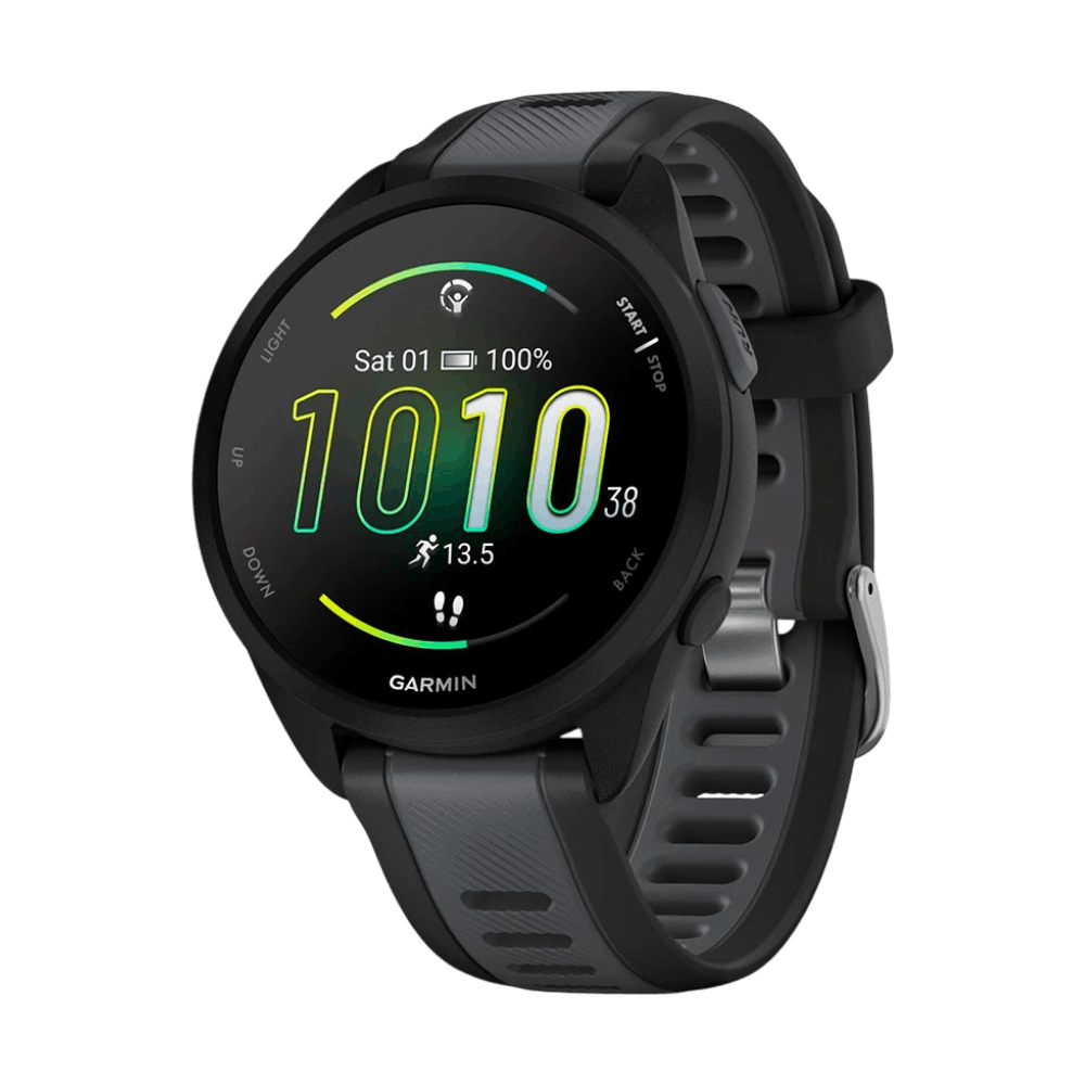 Смарт-годинник Garmin Forerunner 165 Black/Slate Grey темно-сірий