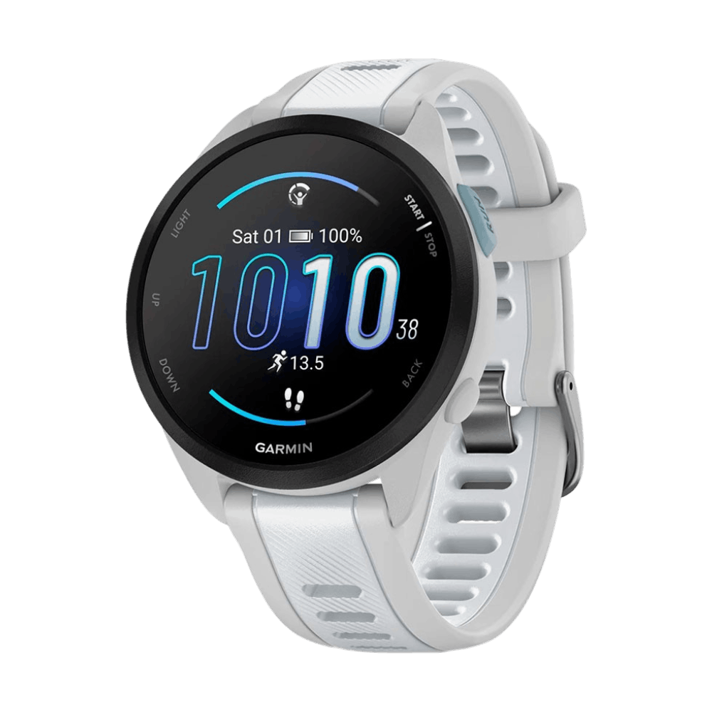 Смарт-годинник Garmin Forerunner 165 Mist Grey/Whitestone білий