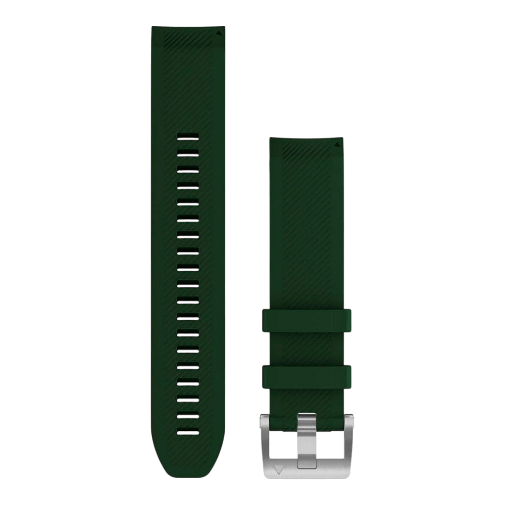 Ремінець Garmin QuickFit 22 мм, для MARQ Pine Green темно-зелений силіконовий